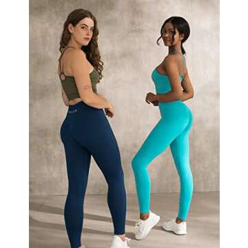 CELER Workout Leggings for Women Tummy Control Chemistry Seamless Scrunch Butt Gym Leggings High Waisted Yoga Pants