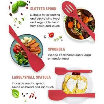 Pranski Kitchen Utensils Set - 12 Pieces Stylish Cooking Set