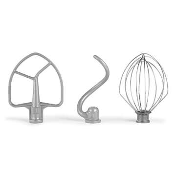 KitchenAid KF26M22SR 6-Qt. Professional 600 Design Series with Glass Bowl - Sugar Pearl Silver