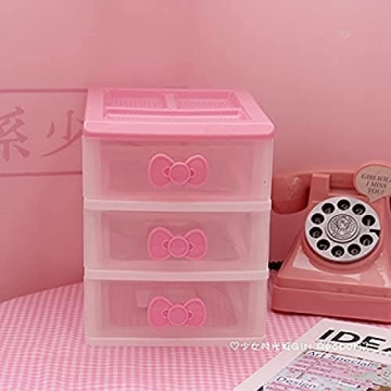 Kawaii Makeup Organizer - Cute Desk Storage Solution
