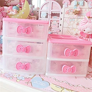 Kawaii Makeup Organizer - Cute Desk Storage Solution