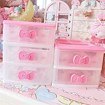 Kawaii Makeup Organizer - Cute Desk Storage Solution