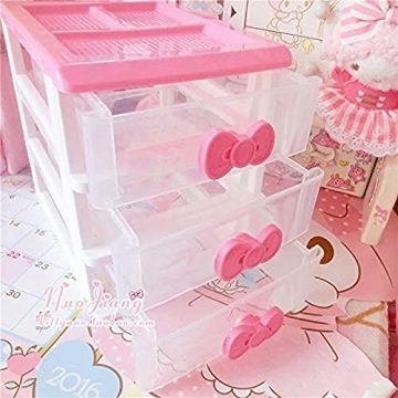 Kawaii Makeup Organizer - Cute Desk Storage Solution