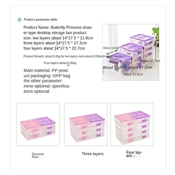 Kawaii Makeup Organizer - Cute Desk Storage Solution