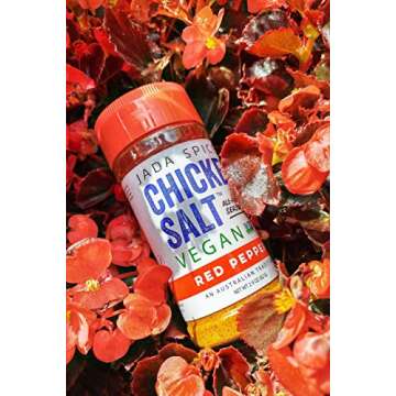 JADA Spices Chicken Salt Spice and Seasoning - Original, Red Pepper - Vegan, Keto & Paleo Friendly - Perfect for Cooking, BBQ, Grilling, Rubs, Popcorn and more - Preservative & Additive Free