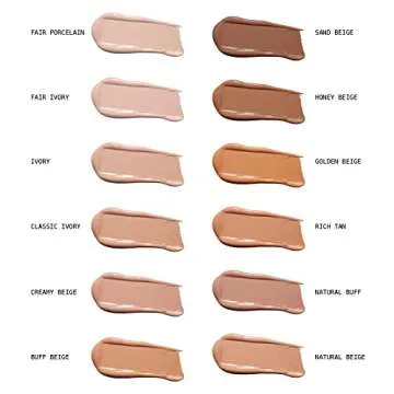 Ruby Kisses Liquid Foundation Medium Coverage, Lightweight, Natural Finish, Face Makeup for All Skin Type, Korean Makeup (Fair Porcelain)
