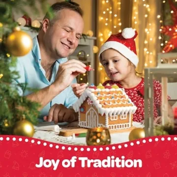 Gingerbread House Kit Set of 8 for Holiday Fun