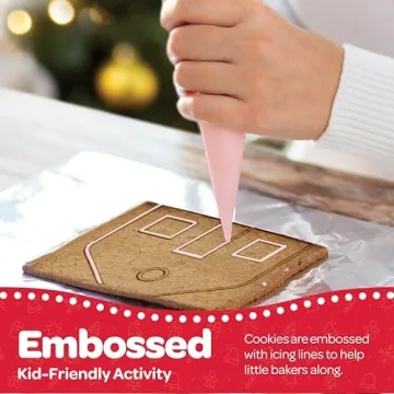 Gingerbread House Kit Set of 8 for Holiday Fun