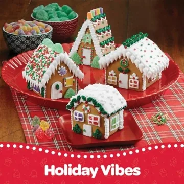 Gingerbread House Kit Set of 8 for Holiday Fun