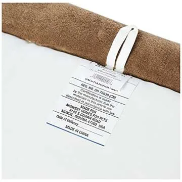 Midwest Homes for Pets Deluxe Micro Terry Pet Bed, Dog Bed & Crate Mat, Taupe, 36-Inch