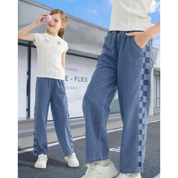 Stylish Rolanko Girls Baggy Jeans for Ultimate Comfort