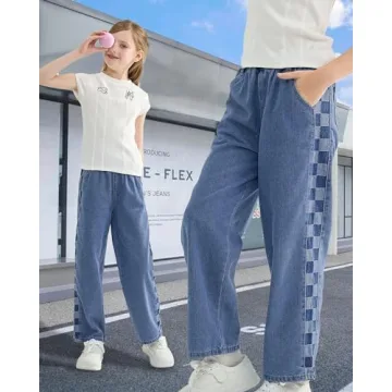 Stylish Rolanko Girls Baggy Jeans for Ultimate Comfort