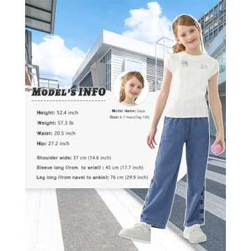 Stylish Rolanko Girls Baggy Jeans for Ultimate Comfort