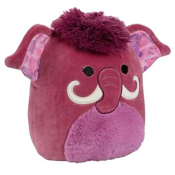 Squishmallows Original 10-Inch Magdalena The Easter Mammoth Soft Plush Toy