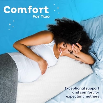 Snuggle-Pedic Body Pillow Shredded Memory Foam Side Sleeper Support