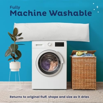 Snuggle-Pedic Body Pillow Shredded Memory Foam Side Sleeper Support