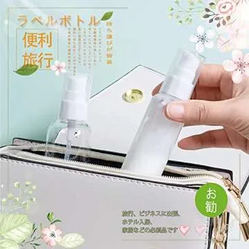 YXC 15PCS 50ml/2oz Transparent Travel Bottles Small Pump Bottle For Toiletries Lotion Dispenser Bottle (Plastic)