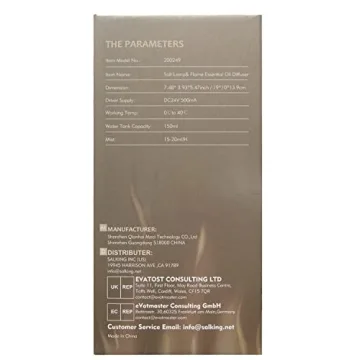 SALKING 2-in-1 Himalayan Salt Lamp & Essential Oil Diffuser