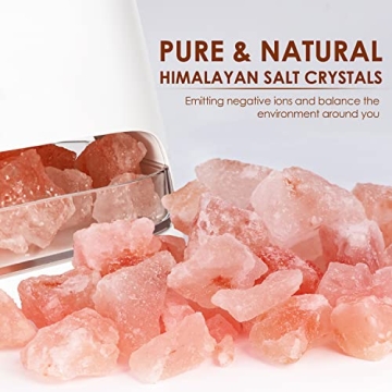 SALKING 2-in-1 Himalayan Salt Lamp & Essential Oil Diffuser