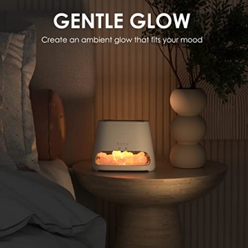 SALKING 2-in-1 Himalayan Salt Lamp & Essential Oil Diffuser