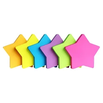Vibrant SIMONA Star-Shaped Sticky Notes for Everyone