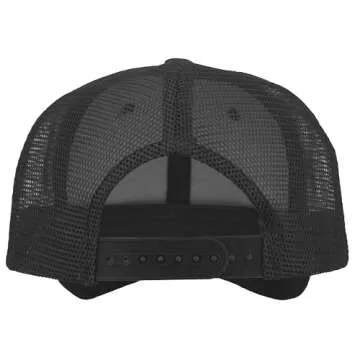 Gelante Mesh Trucker Baseball Cap Structured Front Panel Wholesale LOT 12 Pack TR001 Black