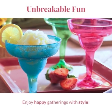 Prestee 48 Pack Multicolor Disposable Margarita Cups