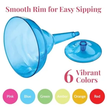 Prestee 48 Pack Multicolor Disposable Margarita Cups