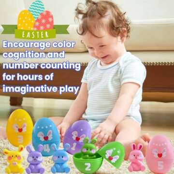 UURM Easter Toddler Toys for Color Recognition and Fun