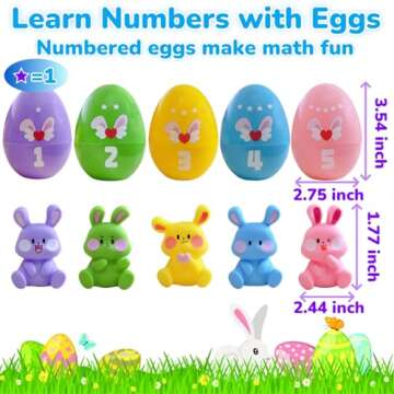 UURM Easter Toddler Toys for Color Recognition and Fun
