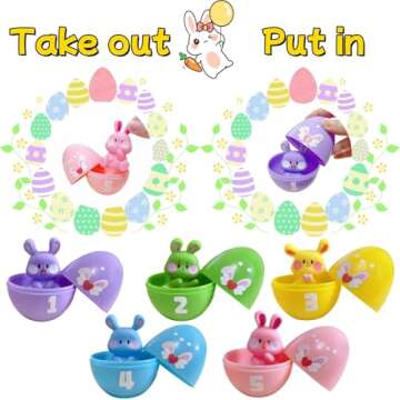 UURM Easter Toddler Toys for Color Recognition and Fun