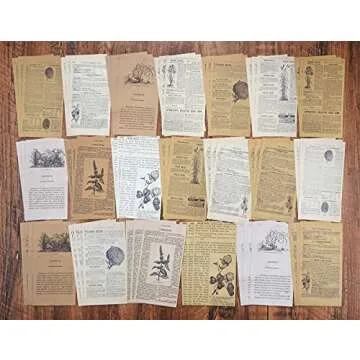 240 Sheets of Scrapbook Paper, Vintage Journaling Scrapbooking Supplies Craft Kits for Bullet Journals Junk Journal Planners Aesthetic Room Decor Wall Art Collage Album Cottagecore Picture Frames