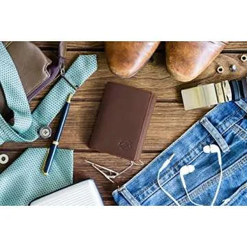 Stealth Mode RFID Blocking Leather Wallet for Men