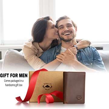 Stealth Mode RFID Blocking Leather Wallet for Men