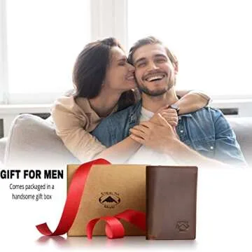 Stealth Mode RFID Blocking Leather Wallet for Men