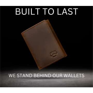 Stealth Mode RFID Blocking Leather Wallet for Men
