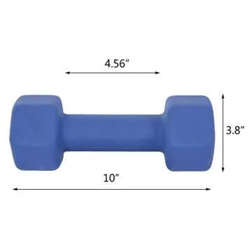 Homelive Dumbbell Set for All Fitness Levels - 15 Lbs x 2 Options