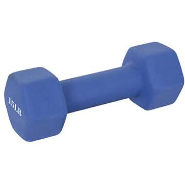 Homelive Dumbbell Set for All Fitness Levels - 15 Lbs x 2 Options