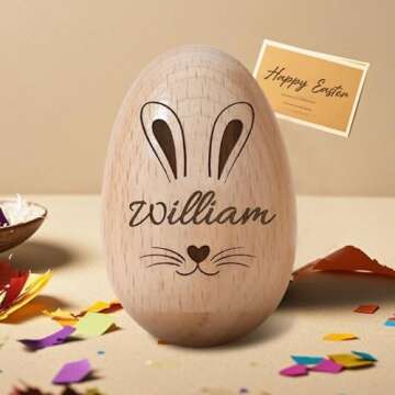 Personalized JOBFLY Easter Egg Shaker for Families 2025