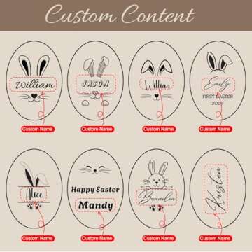 Personalized JOBFLY Easter Egg Shaker for Families 2025