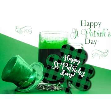 SCYPRUTH St Patrick Day Wooden Sign for Festive Decor