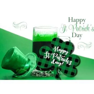 SCYPRUTH St Patrick Day Wooden Sign for Festive Decor