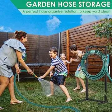 TomCare Garden Hose Holder for 160FT Hoses with Hooks