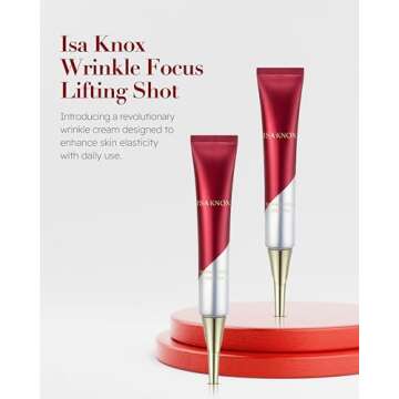 ISA KNOX Wrinkle Focus Firming Eye Cream Set (3.1fl oz, Pack of 3) - Korean Skin Care. Powerful Mois...