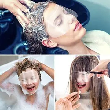 30 PCS Clear Eye Shields for Makeup and Haircut Protection