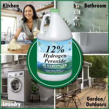 Nature's Freedom 12% Hydrogen Peroxide Safe Eco-Friendly Cleaner
