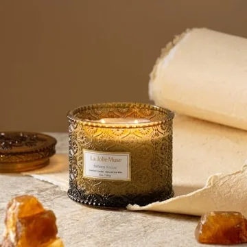 Luxurious LA JOLIE MUSE Amber Candle for Home Decor