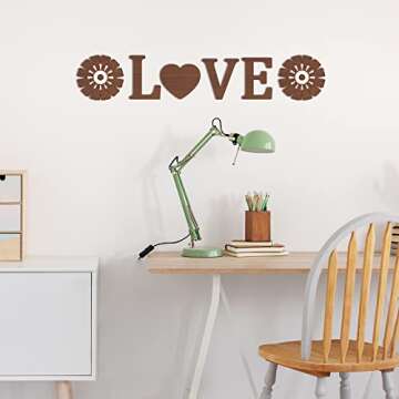 13 Rustic Crossword Wall Decor Set for Home & Office