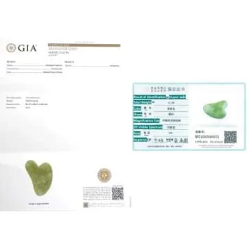 STARR-GIA Xiuyan Jade Gua Sha Tool for Skin Renewal