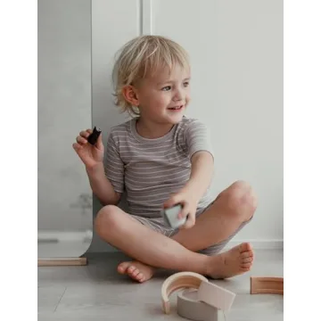 AVAUMA Striped Baby Snug-Fit Pajamas for All Seasons